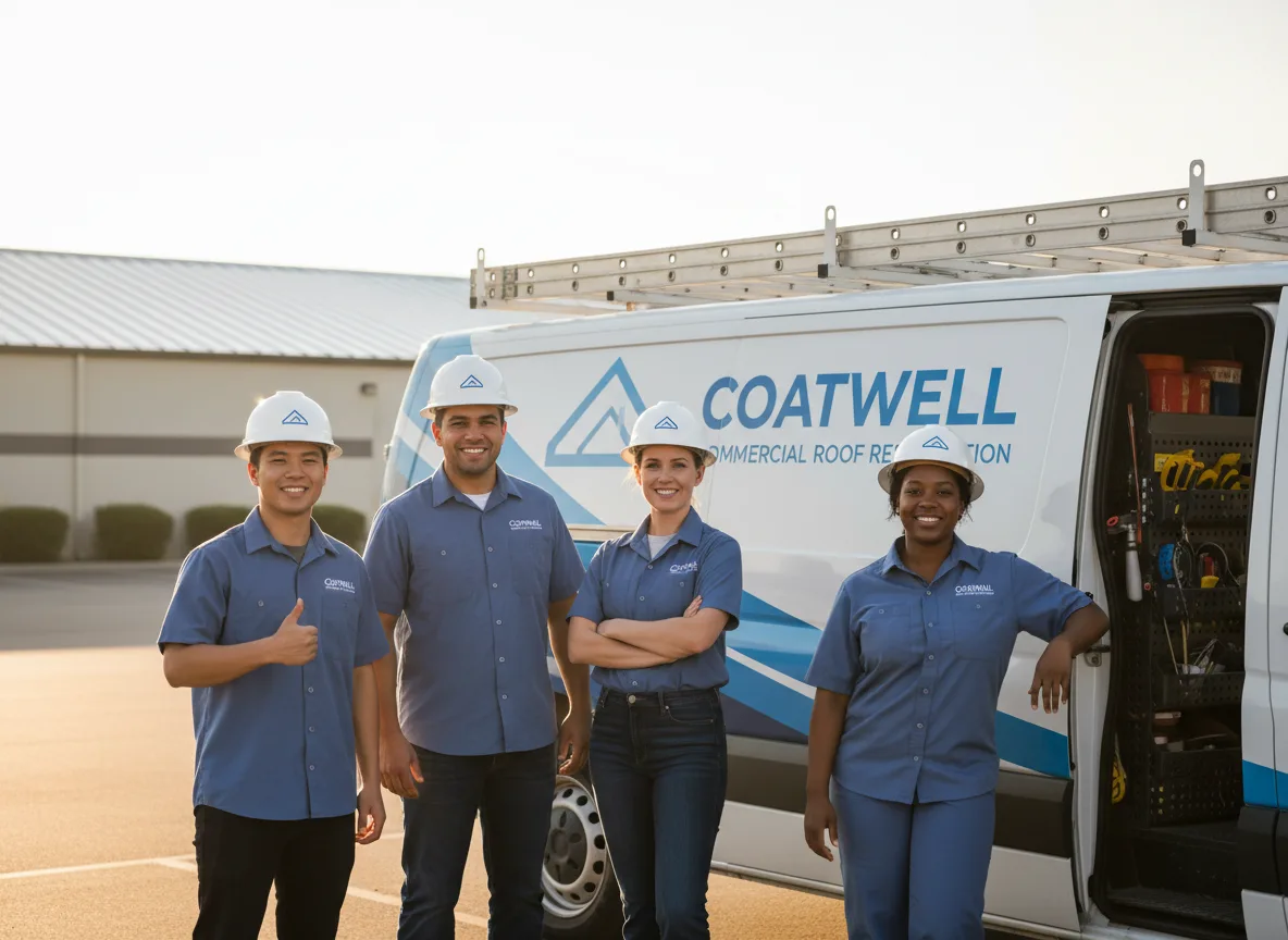 Commercial roof coating company in Happy, TX